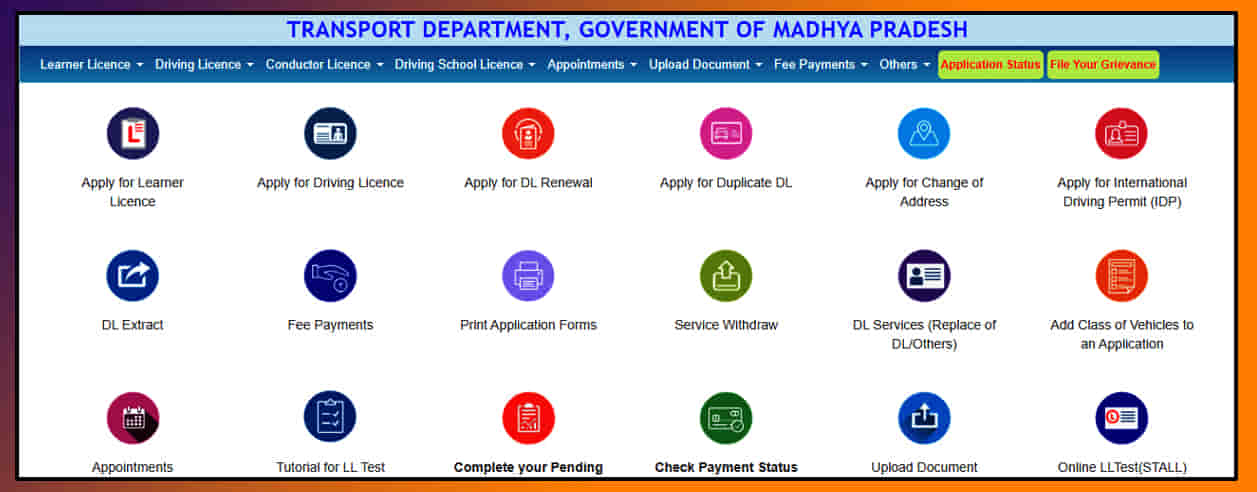SARTHI PARIVAHAN All India Driving Licence Apply Online 2025