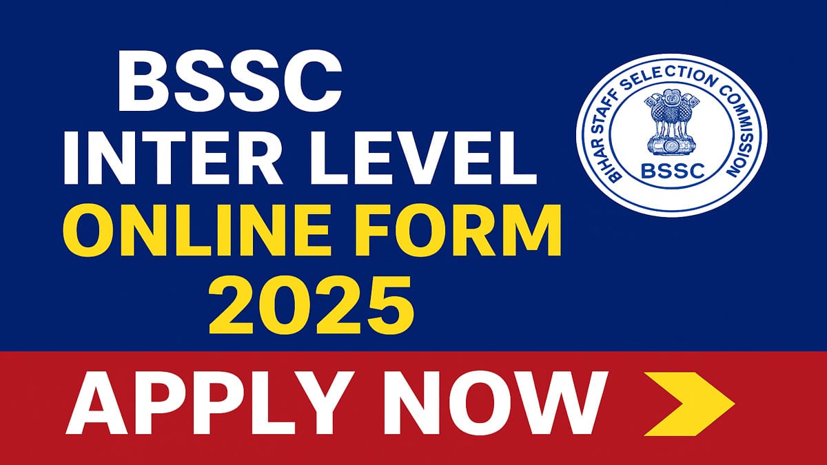 Bihar BSSC 10+2 Level Recruitment 2025